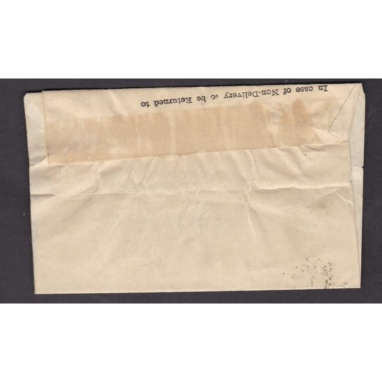 London WH Smith 1d stationery wrapper + ½d 1904