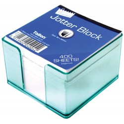 Just stationery 400 Sheet Jotter Block in,80mm x 80mm