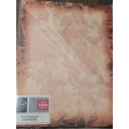 Stationery Paper Lot 8.5 x 11 Printer Paper Set Fall Leaves Waves Clowns Garden