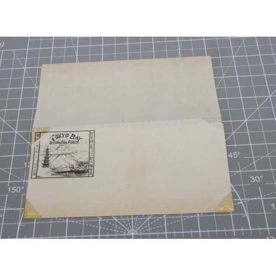 September 1945 WW II Tokyo Bay Occupation Force Stationery Letterhead Paper