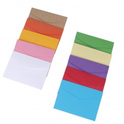 Stationery 60 Pcs Farbige Umschläge Postkartenumschläge Aus Bastelpapier Bastelumschläge
