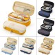 Student Canvas Large Capacity Pencil Case School Zipper Stationery Storage Bags