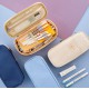 Student Canvas Large Capacity Pencil Case School Zipper Stationery Storage Bags