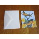 Yellow & Black Bird Notecards Stationery 2 Blank Notes Pretty! Michael Hegedus